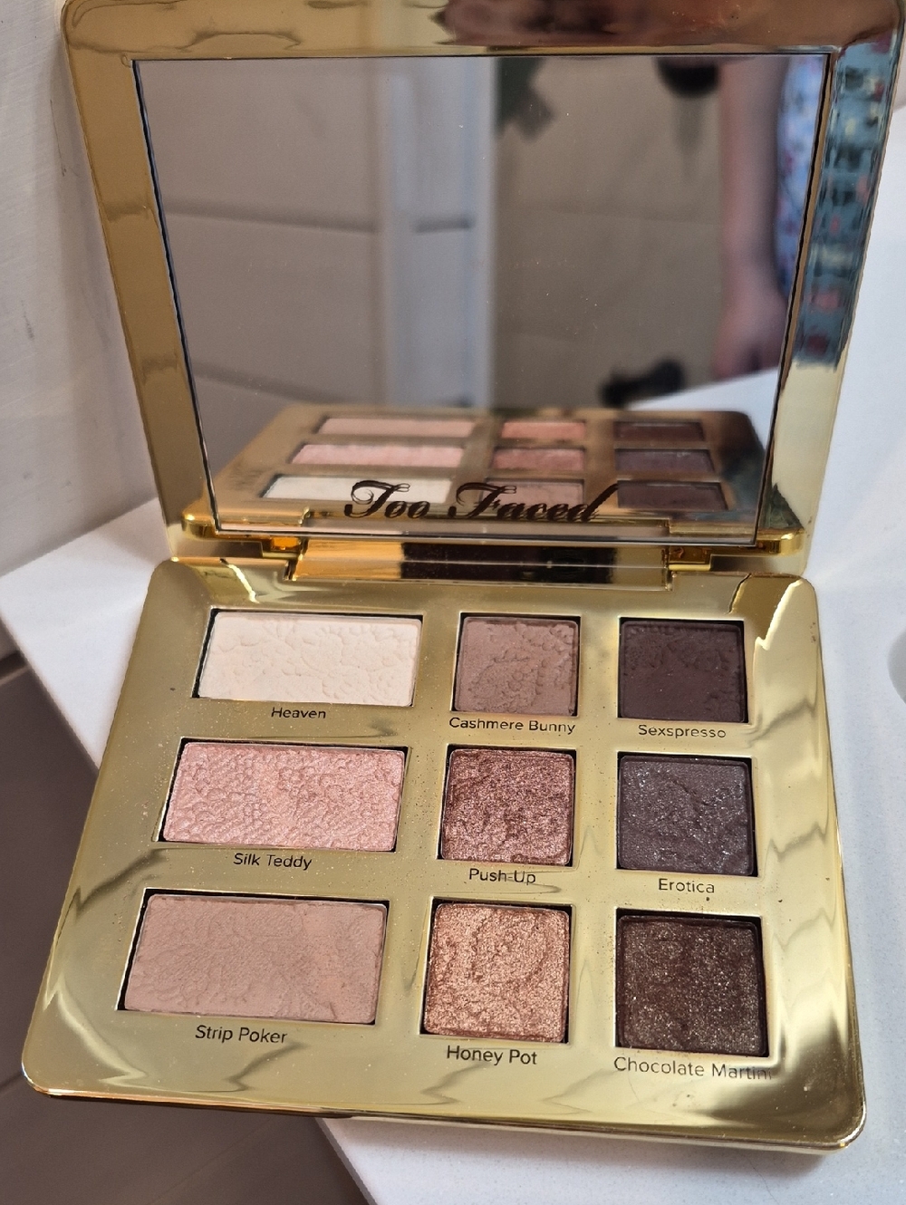 Too Faced "Natural Eyes" Eyeshadow Palette — Pink, Brown, Cream & Gold Shades